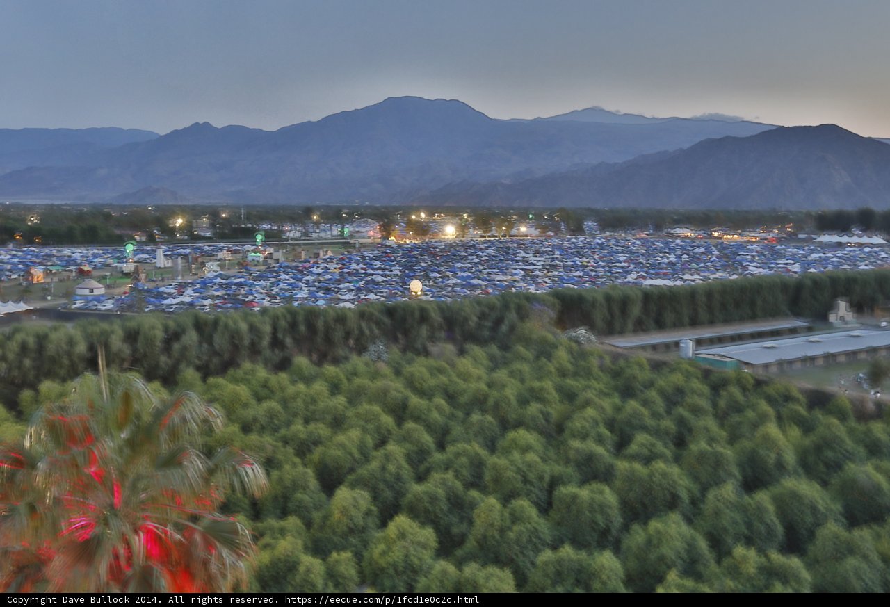 Mountains and Parking Lot