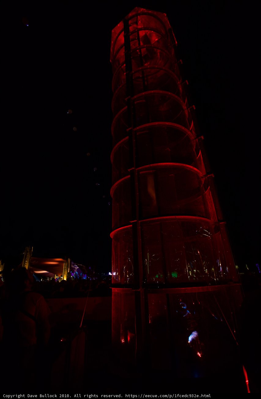 Towering Metropolis at Night