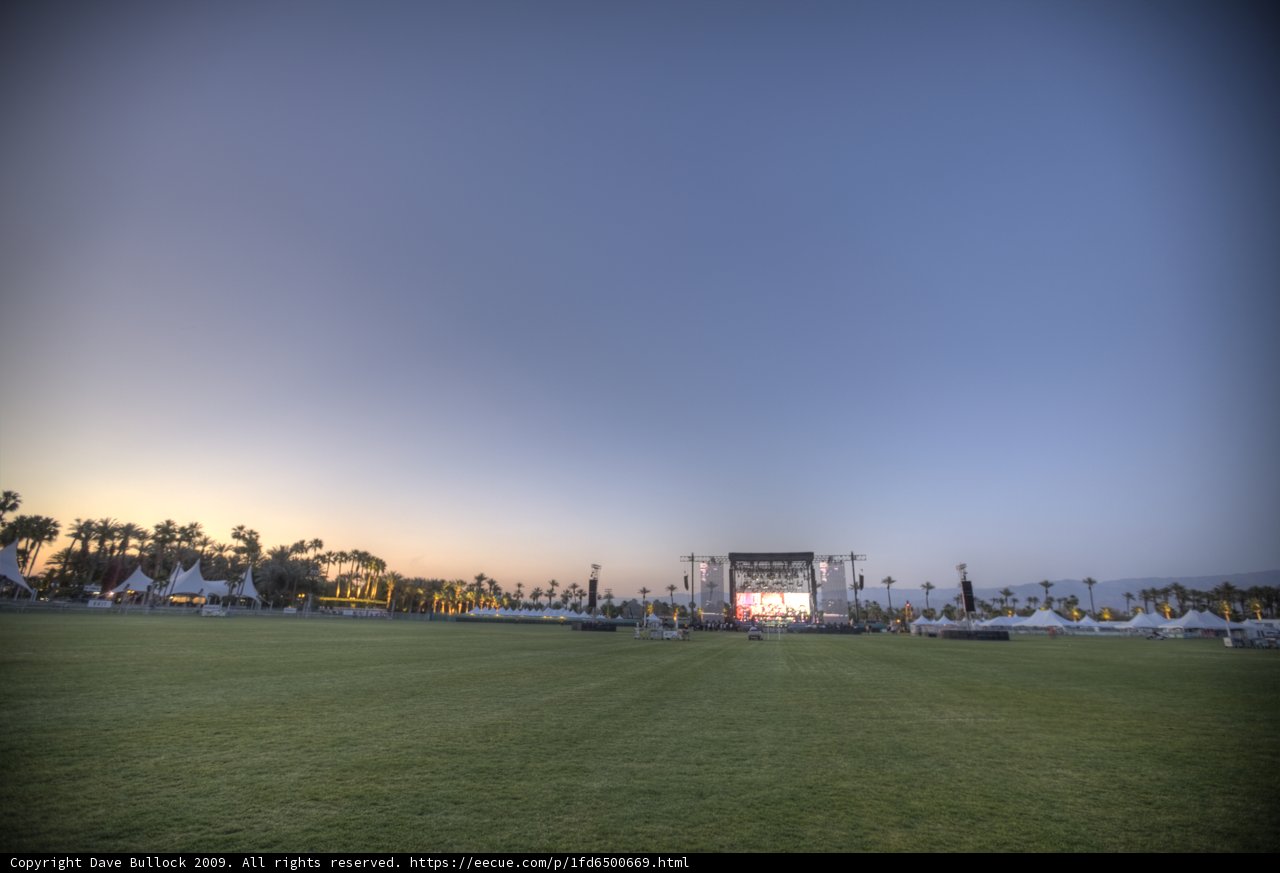 Stage in a Vast Field