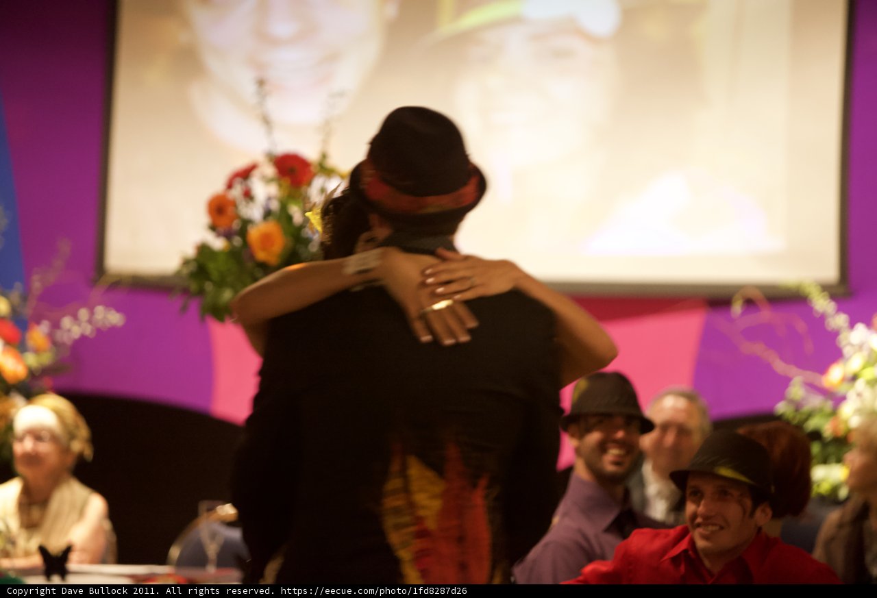 A Loving Hug at the Wickstrom Wedding