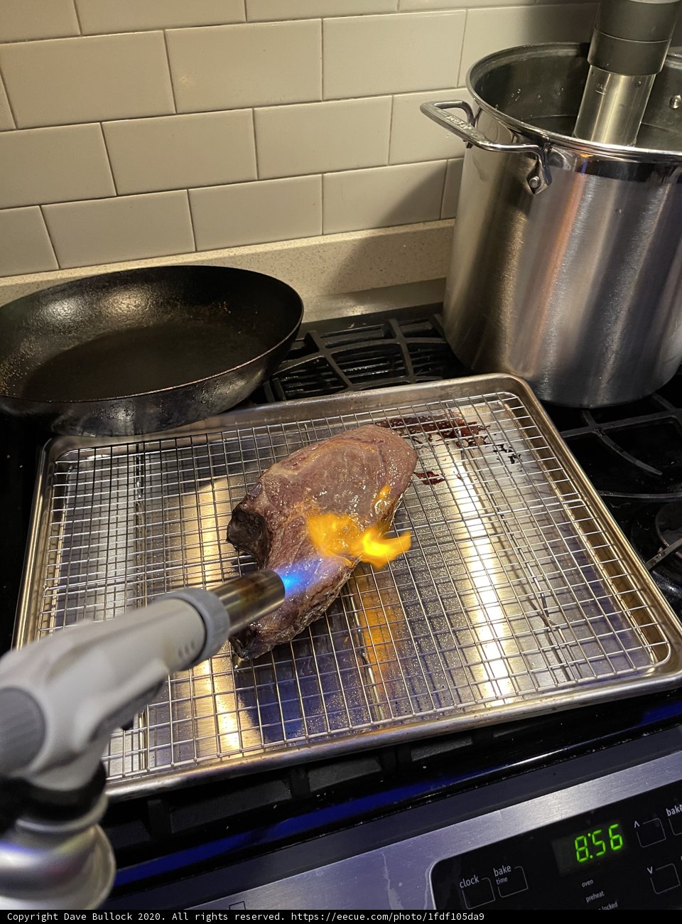 Sizzling Steak on the Grill