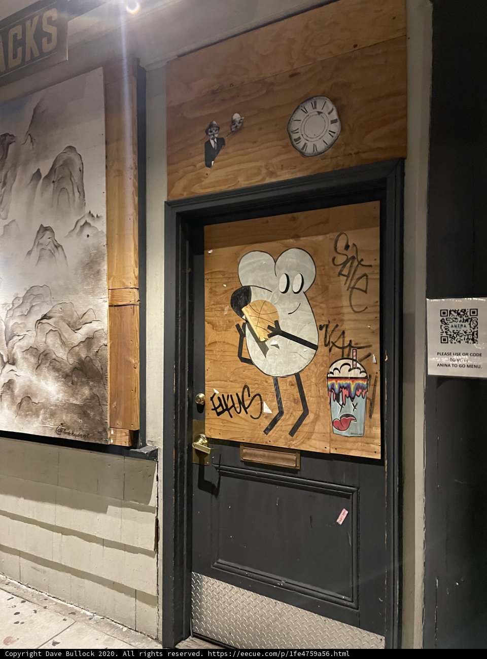 The Sandwich Shop Door