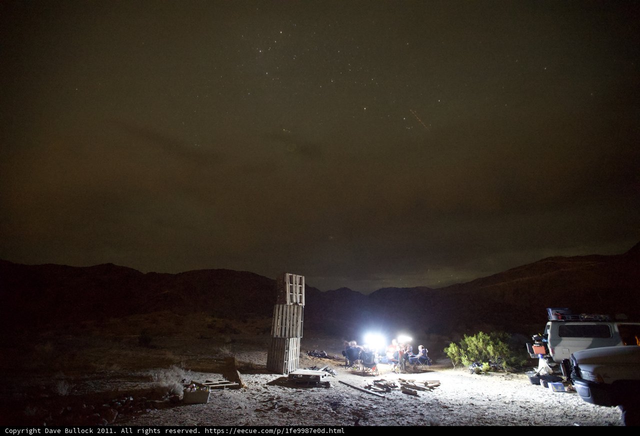 Night Sky Adventure in the Desert