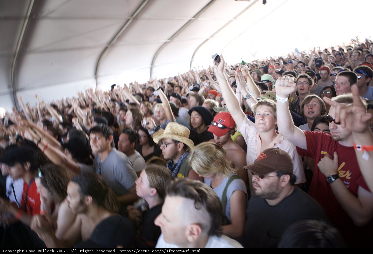 Crowd Goes Wild at Coachella 2007