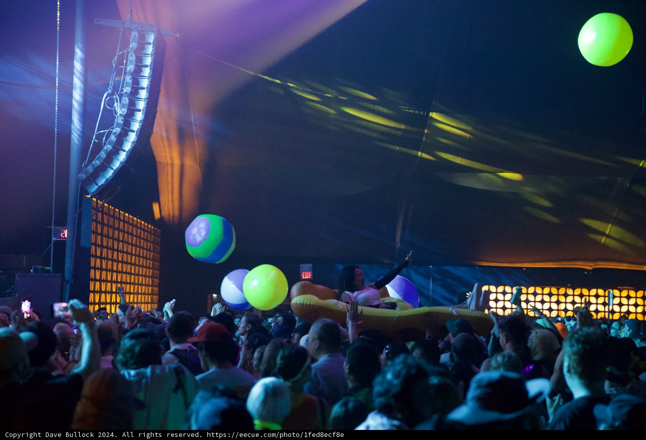 Vibrant Energy at Coachella 2024: Night of Lights and Beats