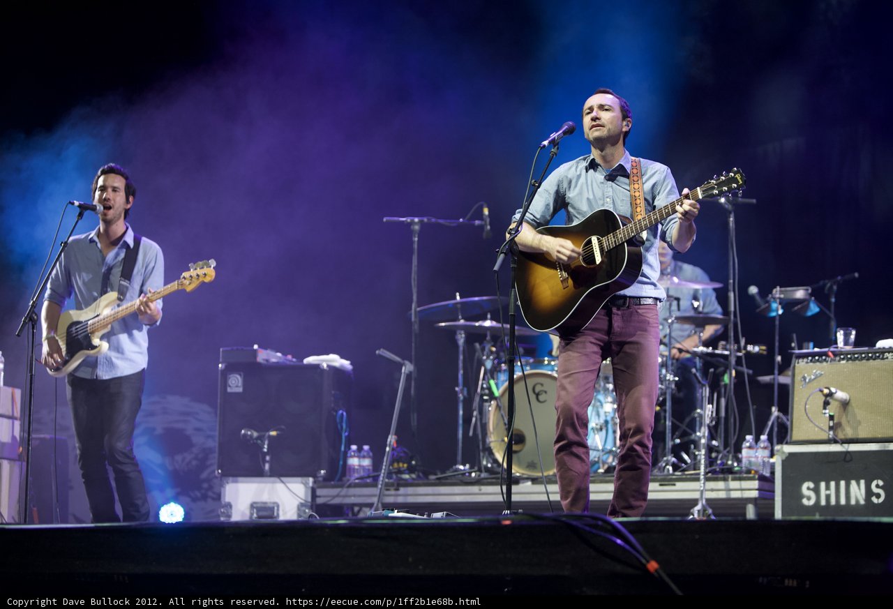 James Mercer and Bandmates Performing at Coachella