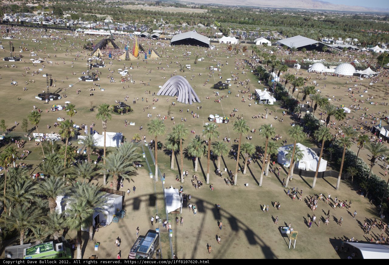 A Sea of People at Coachella Festival