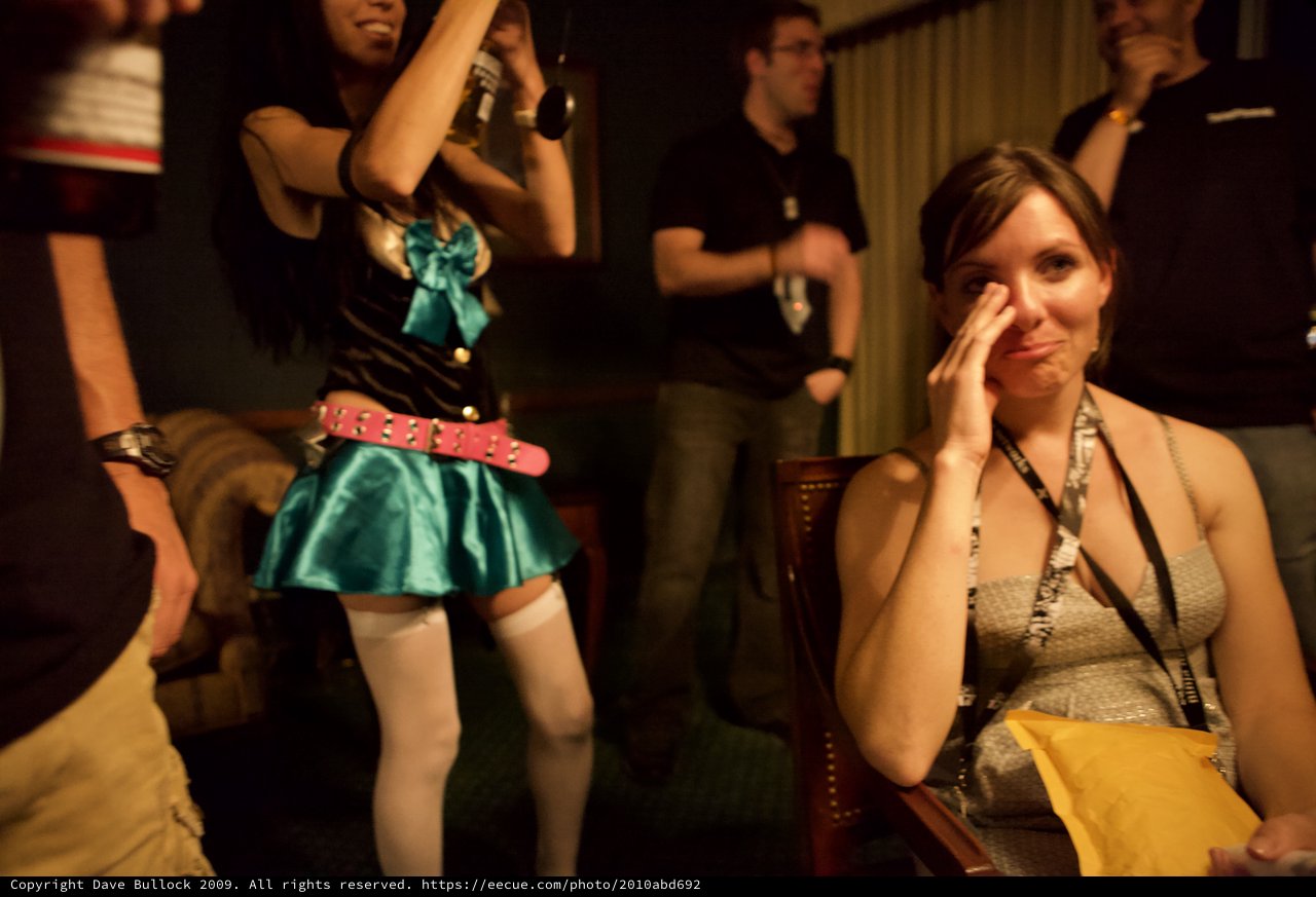 Candid Moment of Emotion at DEF CON 17 Party
