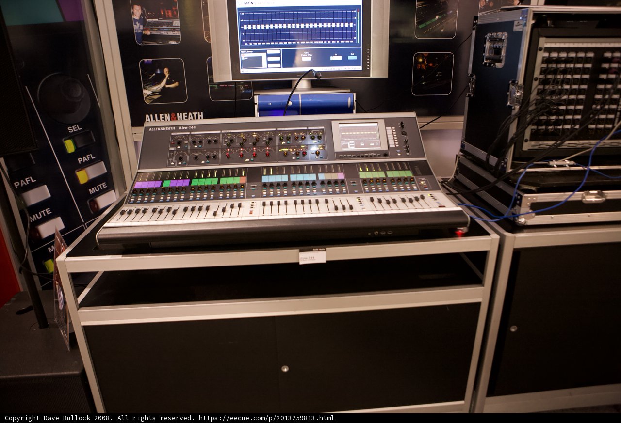 Electronic Music Console with Keyboard and Monitor