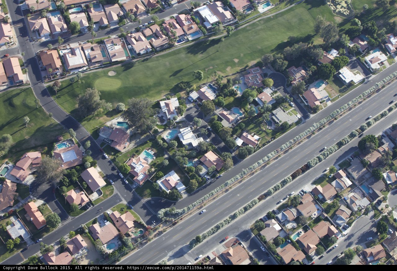 Aerial View of Suburban Indio