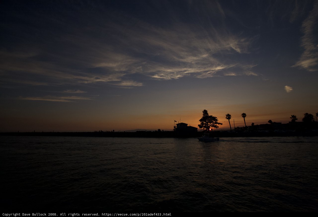 Sunset Sailing on the Lake