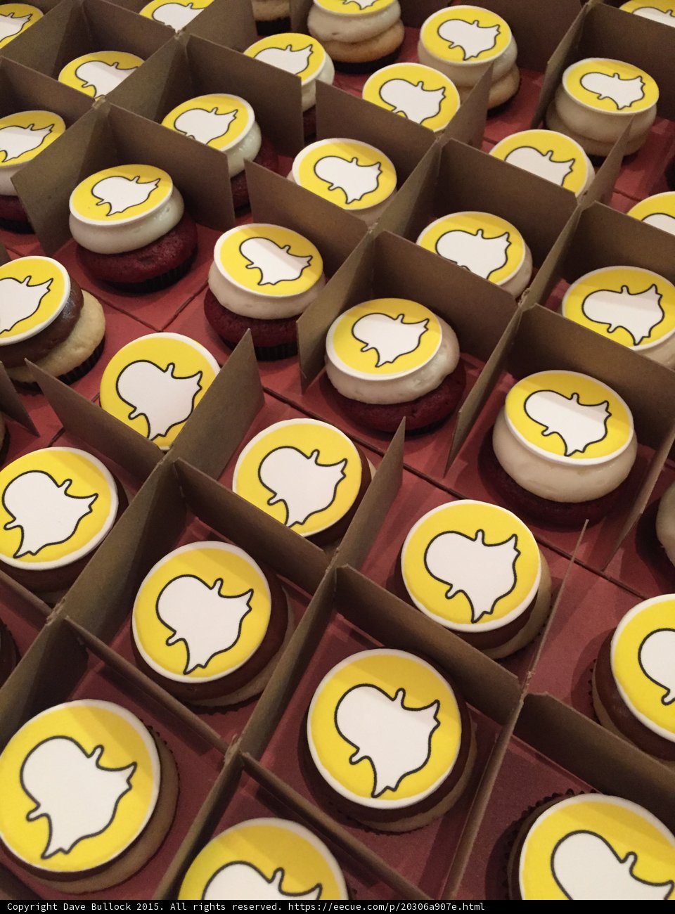 Snapchat Cupcakes Close-Up