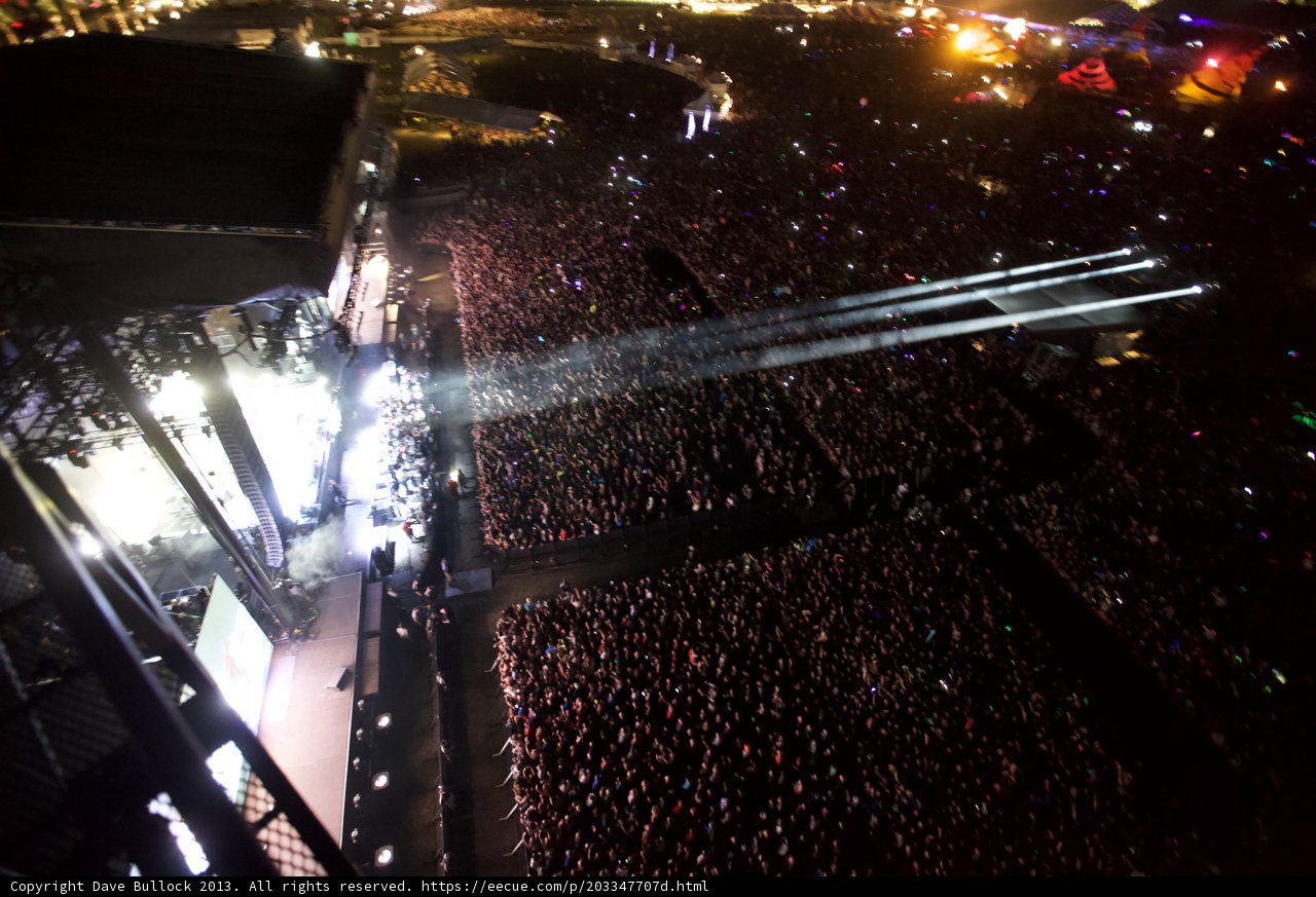 Urban Metropolis Lights Up the Night Sky at Coachella