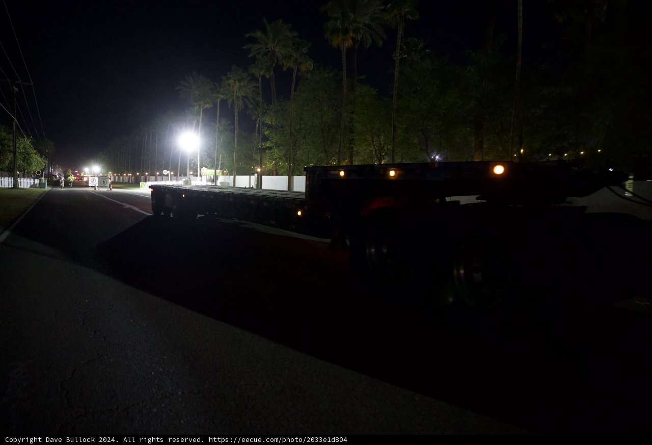 Nighttime Prep at Coachella 2024
