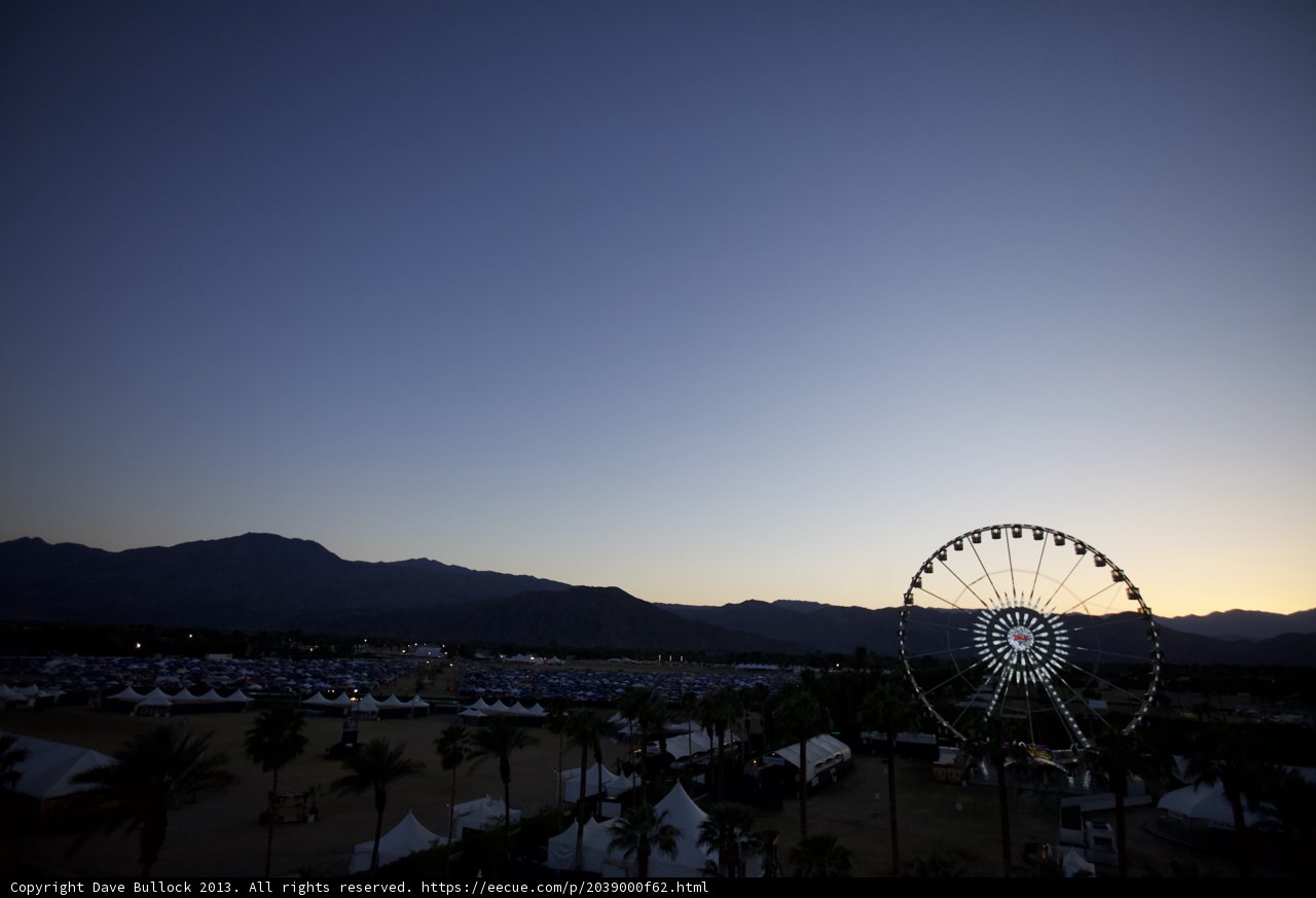 Sunset Fun at Coachella Ferris Wheel