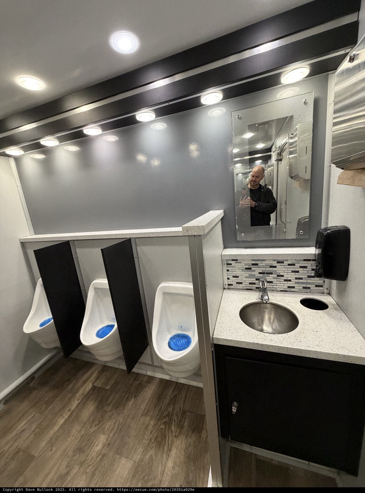 Modern Commercial Restroom with Contemporary Design