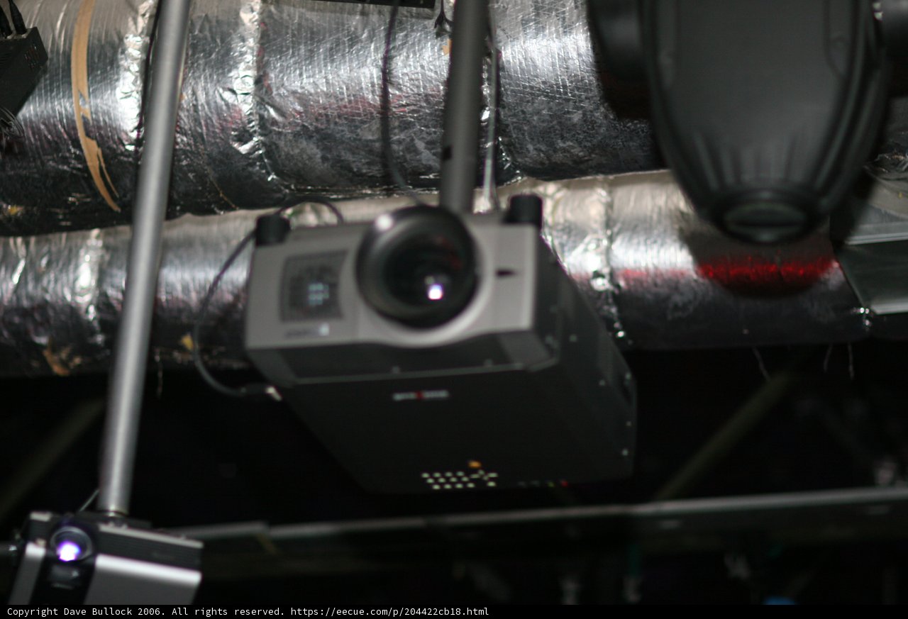 Ceiling-Mounted Projector