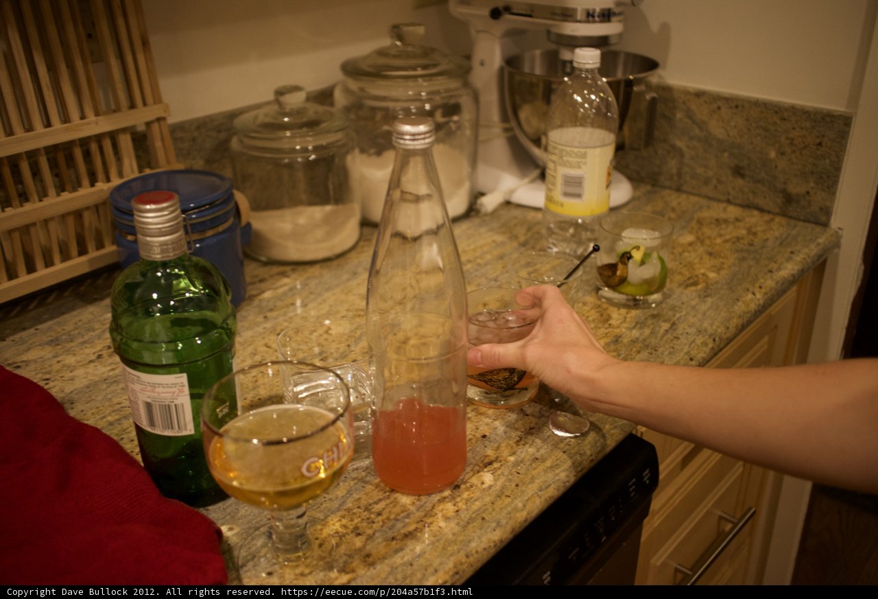 Mixing up a delicious drink