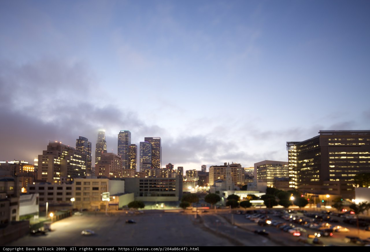 City Skyline at Dusk