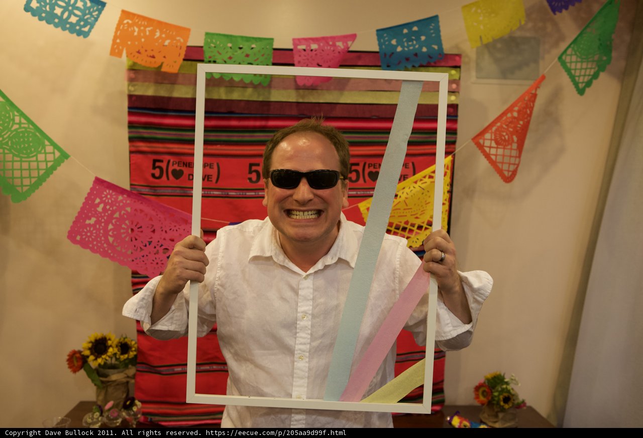 Sunglasses and Flower Frame
