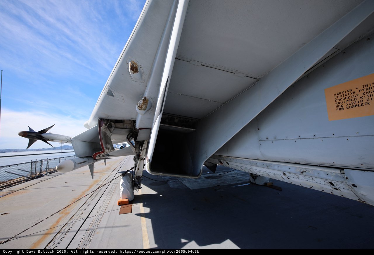 Missile Bay on USS Hornet Aircraft Carrier Deck