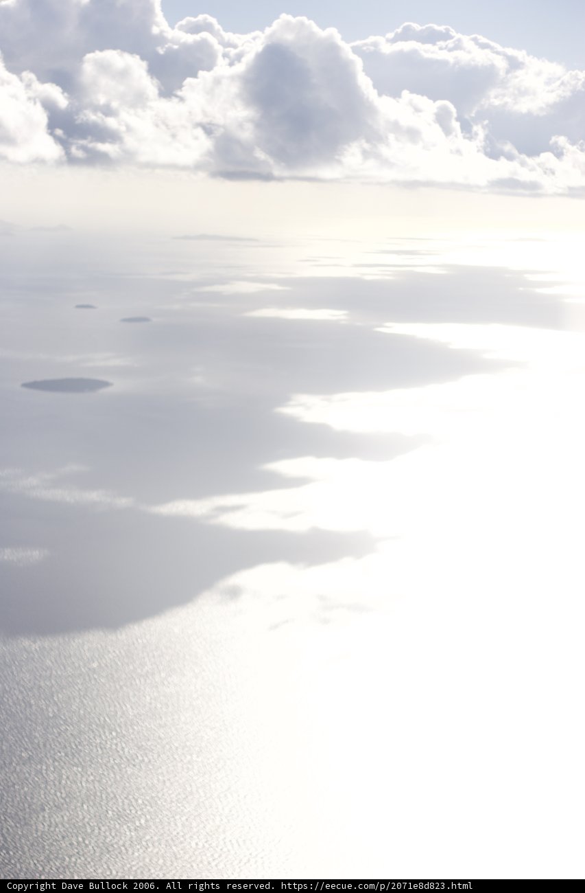 A Serene View of the Ocean and Sky