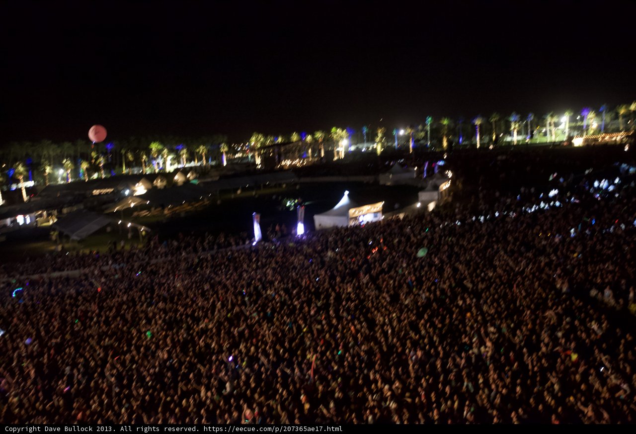 Electrifying Night Show at Coachella