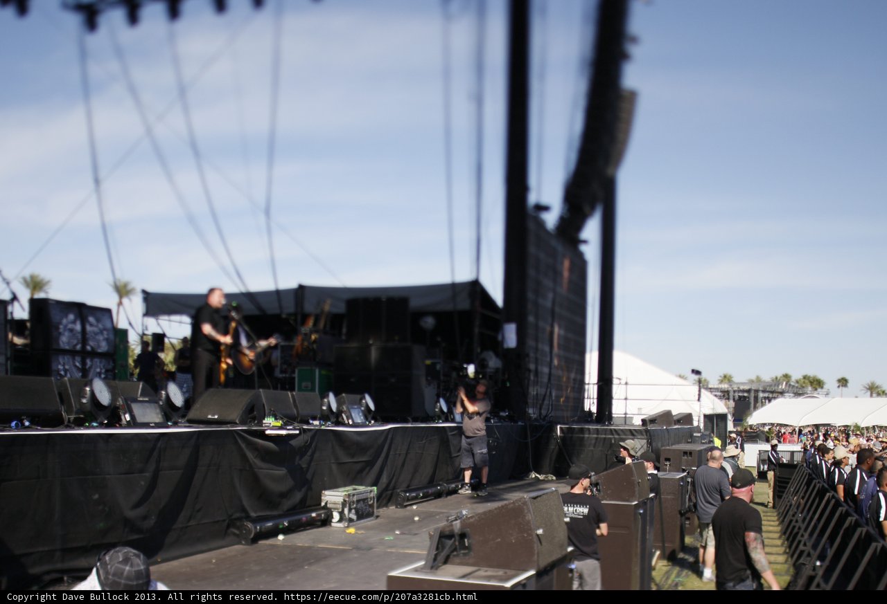 Band Rocks the Stage at Music Festival