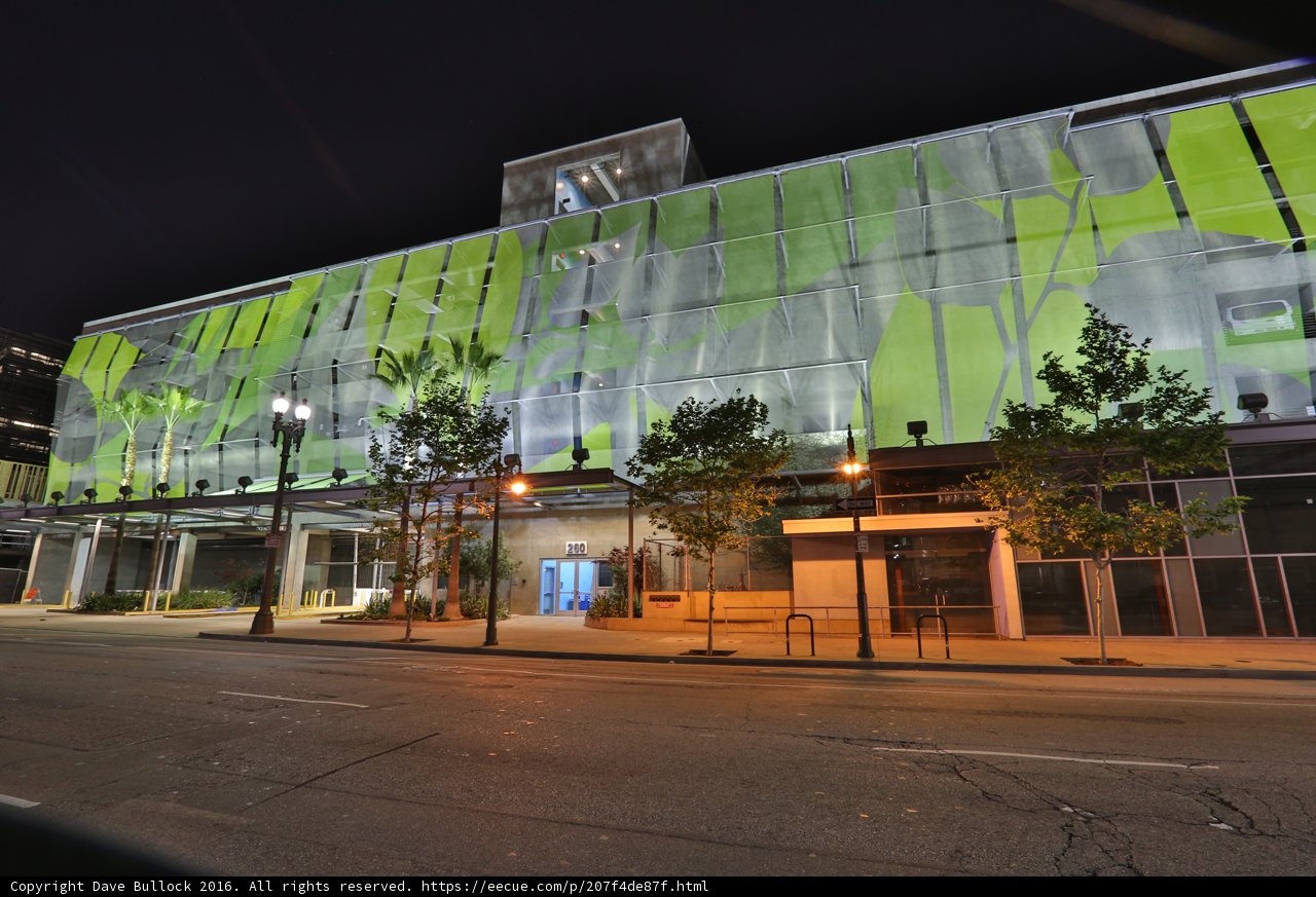 Green Glass Office Building in the Heart of the City