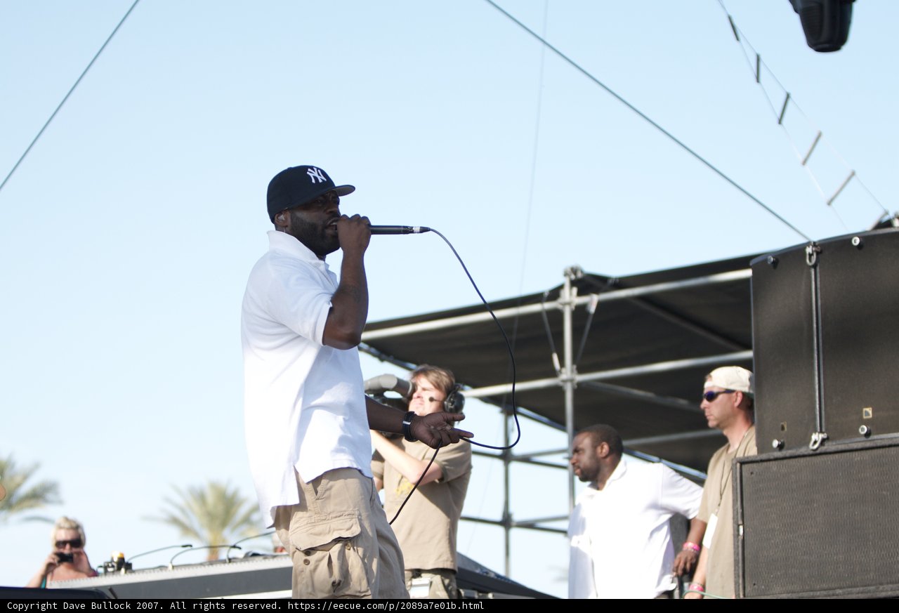 Black Thought Entertains the Crowd at Coachella with a Microphone