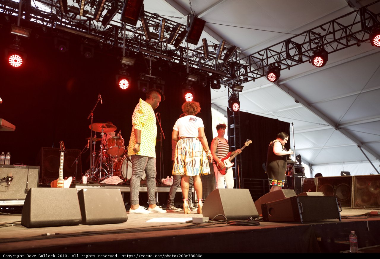 Group Performance at Coachella Music Festival 2010