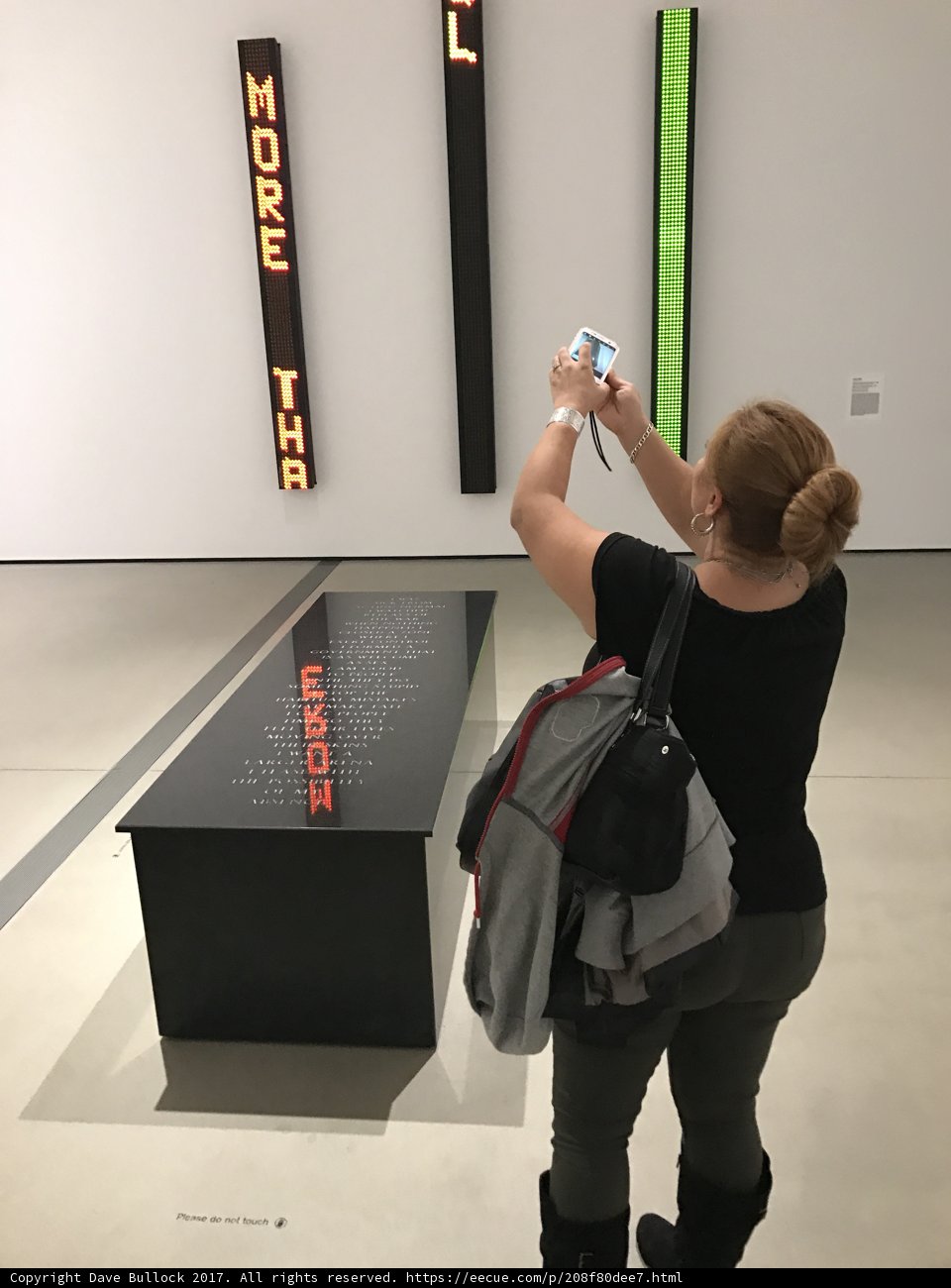 Capturing a Black Table at The Broad