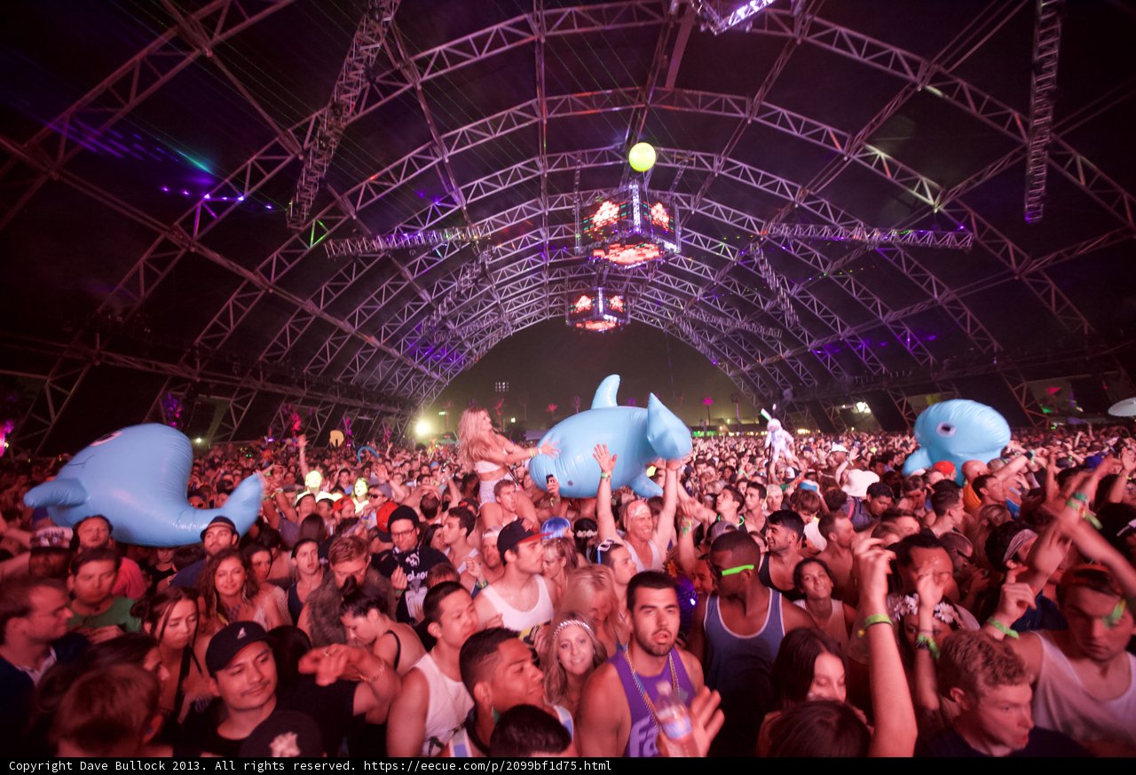 Blue Balloon Party at Coachella