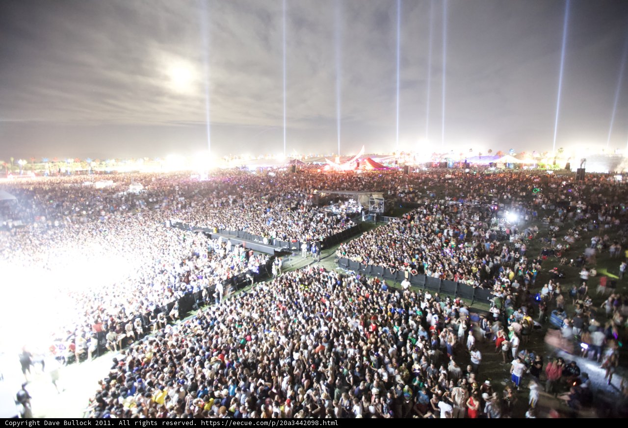 Lights Up at Coachella