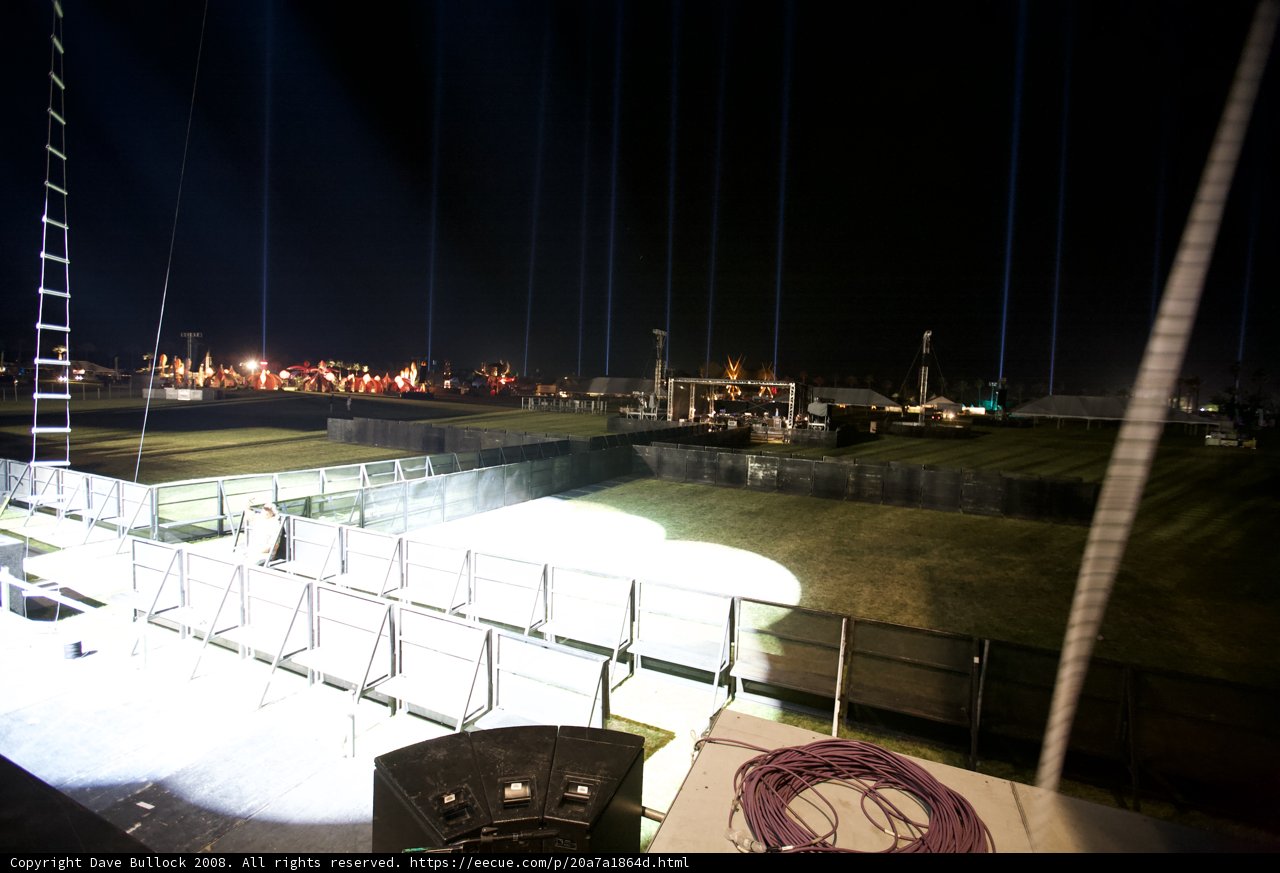 Illuminated Stage at Coachella