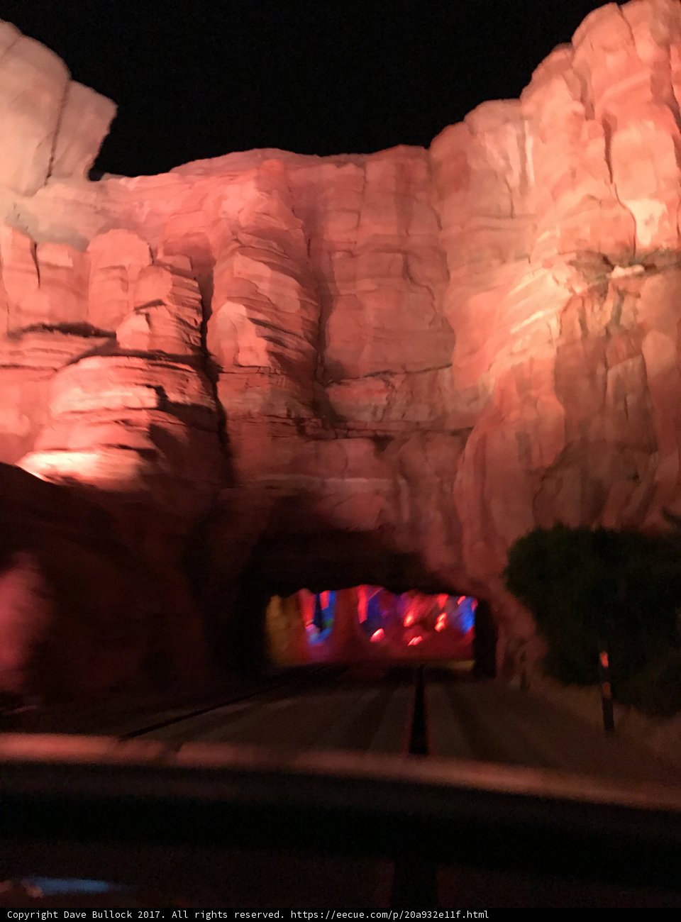 Red-Lit Tunnel