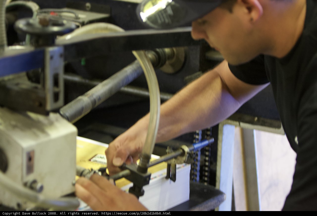 Working on the Lathe in the Factory