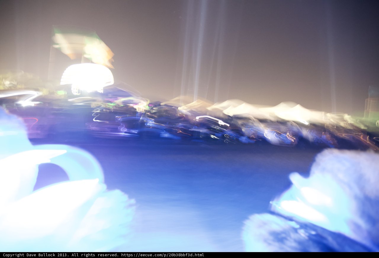 Blurry Night Lights at Coachella