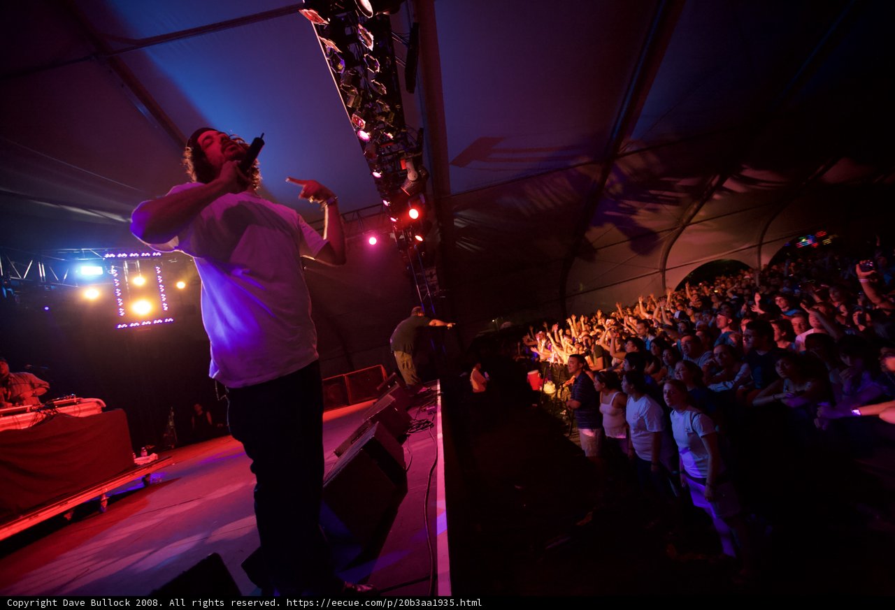 Aesop Rock Rocks the Crowd at Coachella 2008