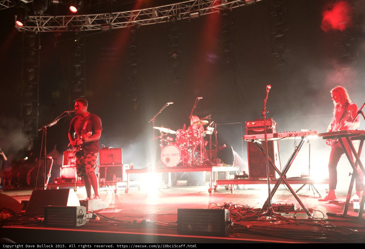 Bloc Party Band Layout
