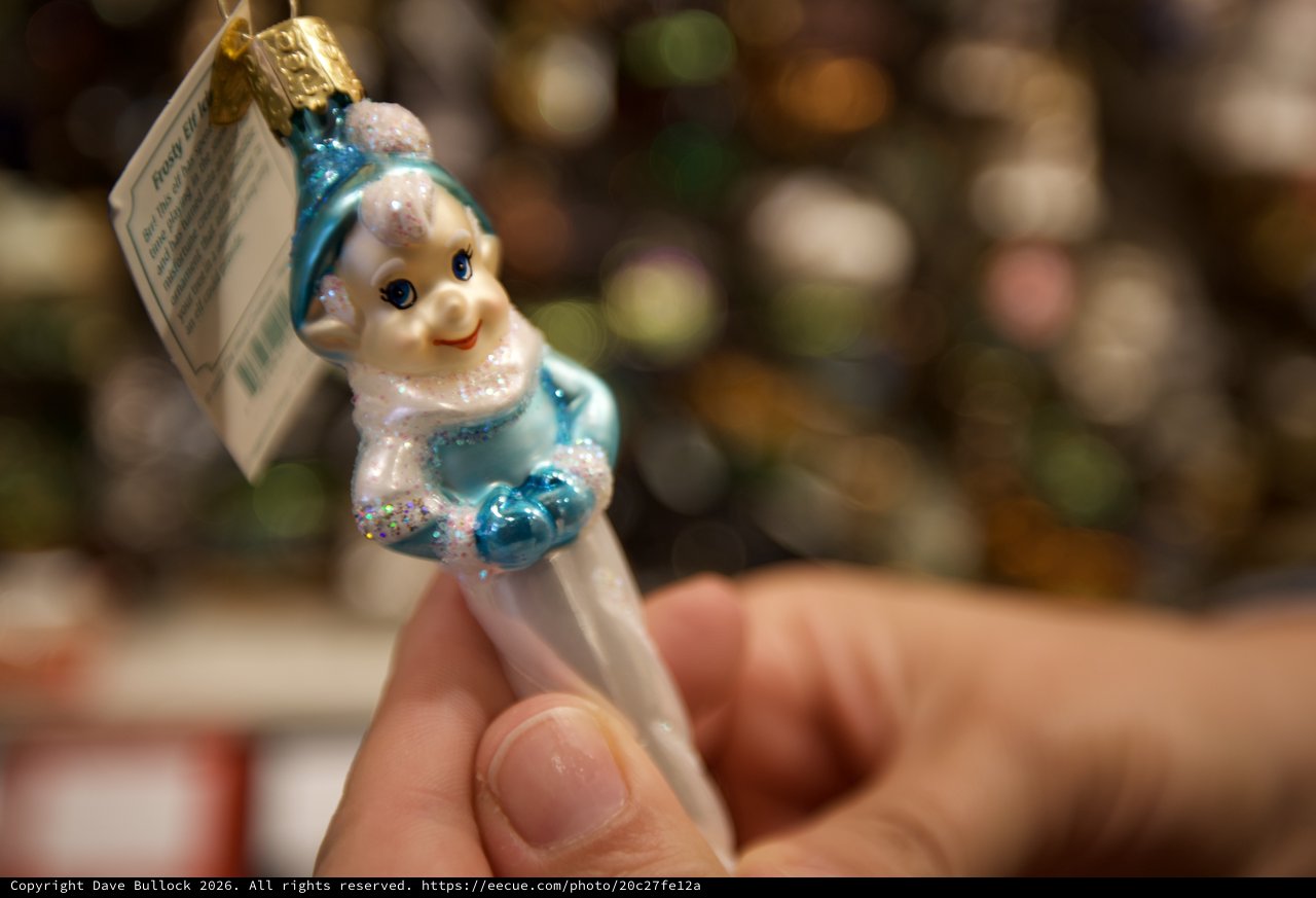 Whimsical Christmas Ornament with Winter Character