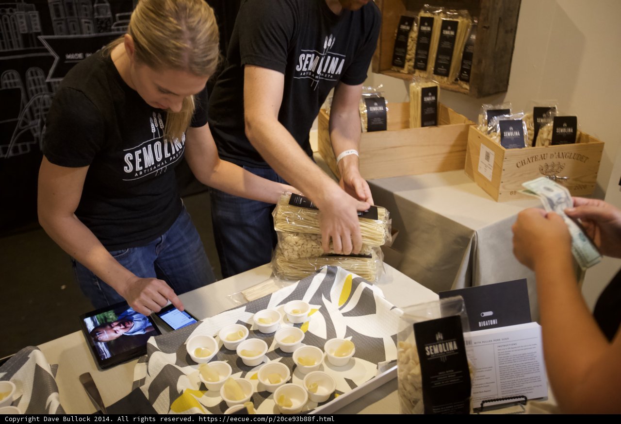 Food Preparation with Plywood Table