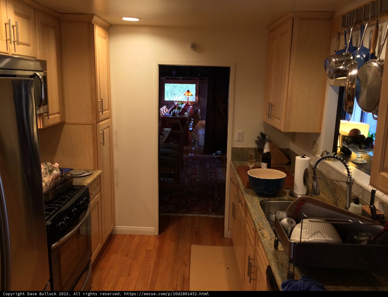 Modern Hardwood Kitchen