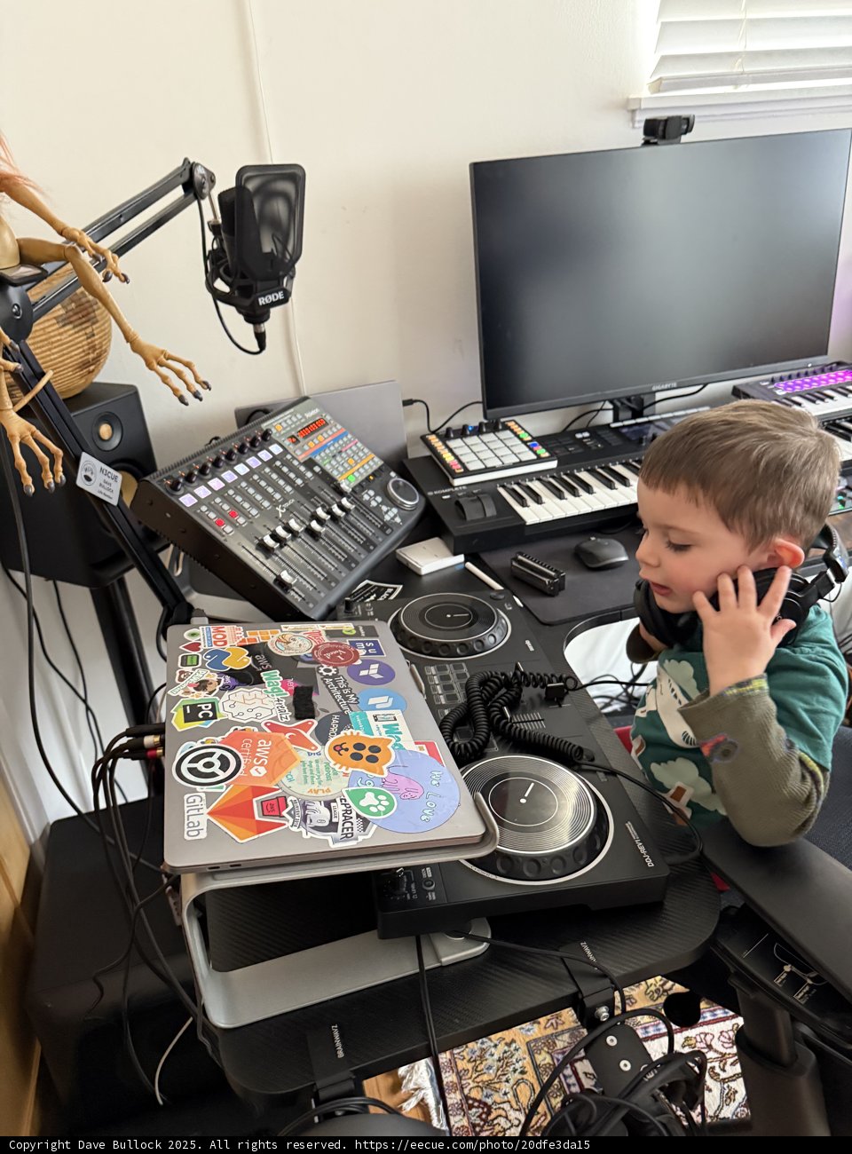 Tiny DJ in the Making