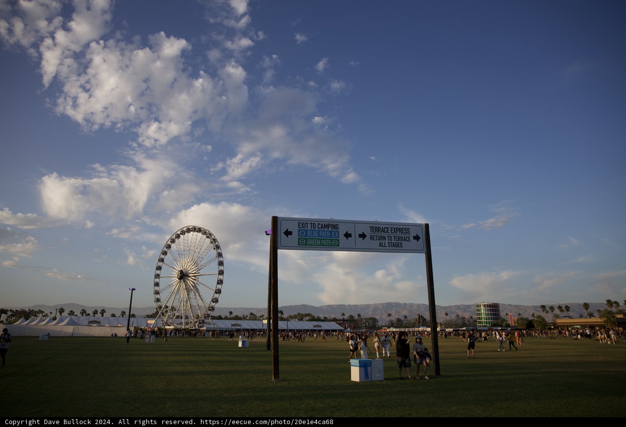 Under the Coachella Sky: Ferris Wheel and Festival Vibes
