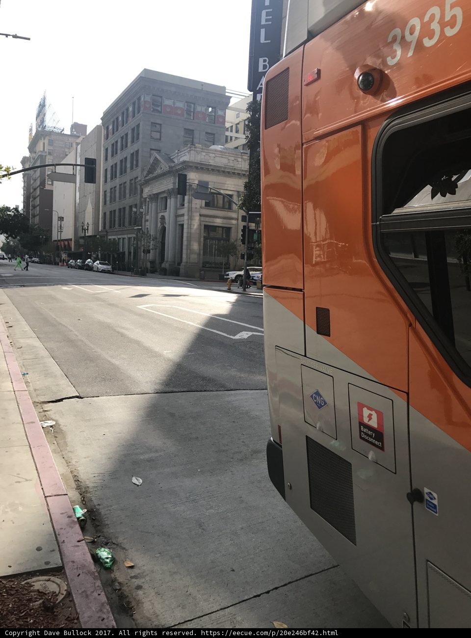 Parked Bus in the City