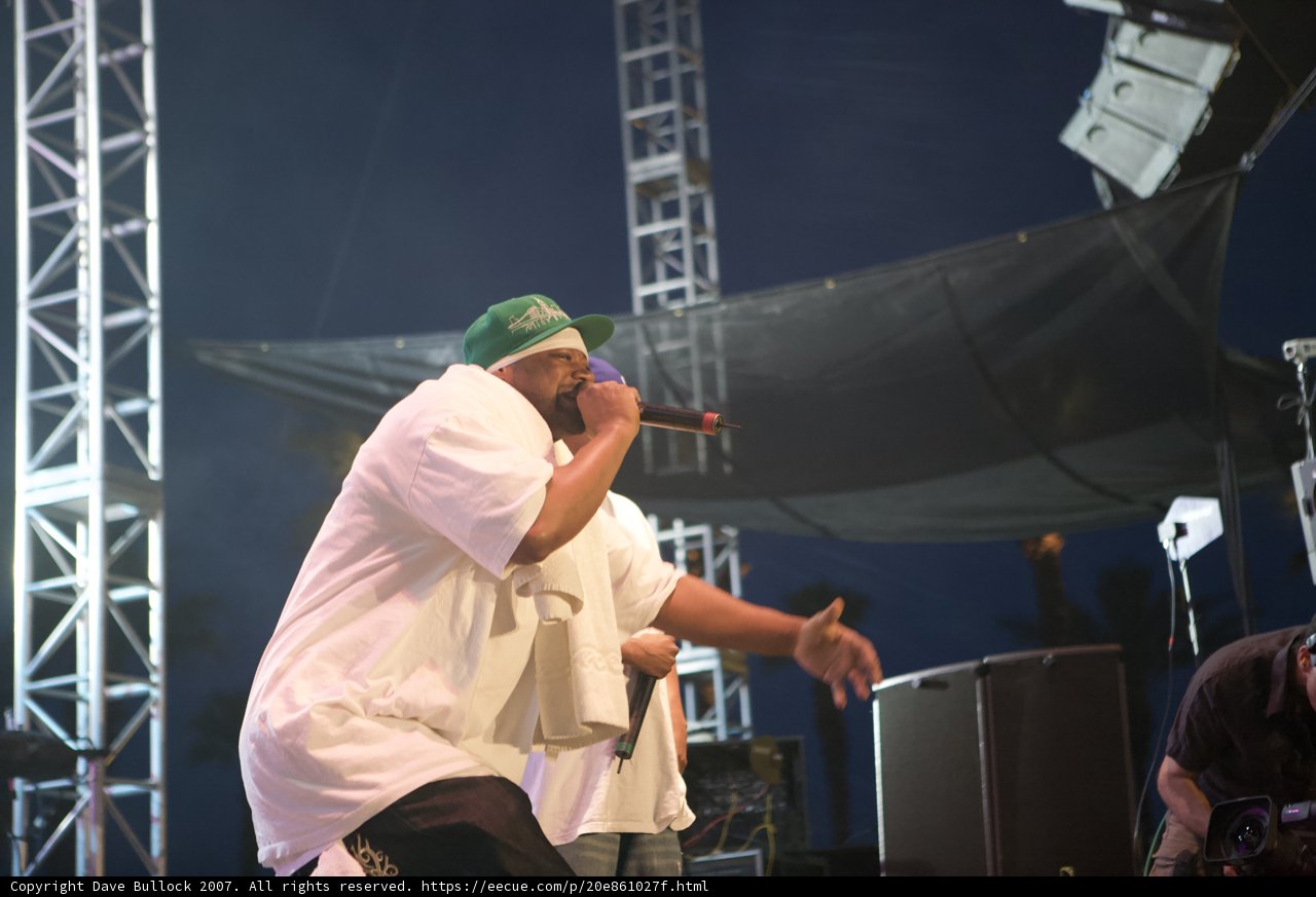 Onstage performance at Coachella