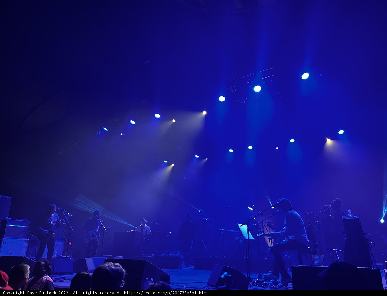 Blue-Lit Jam Session