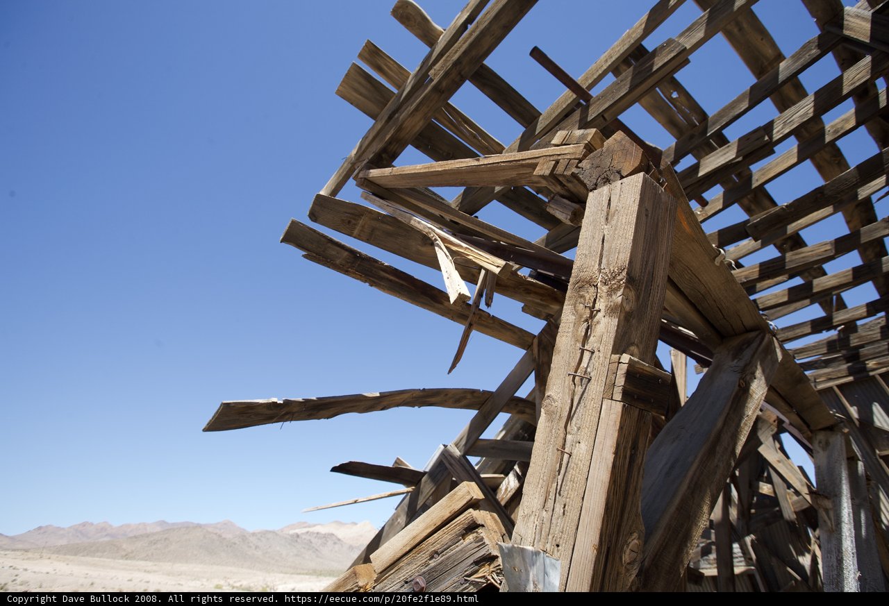 Desert House with Wooden Porch