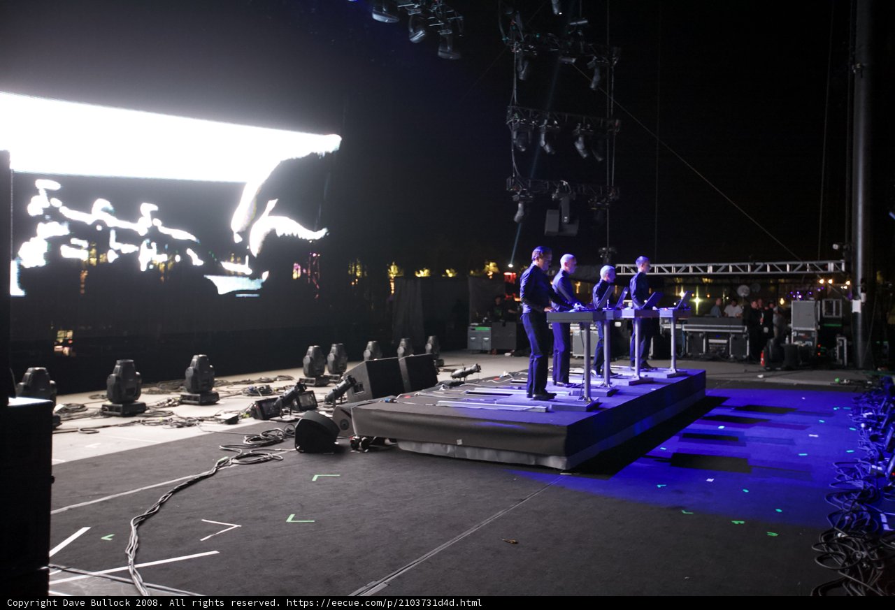 Group Performance on Stage at Coachella 2008